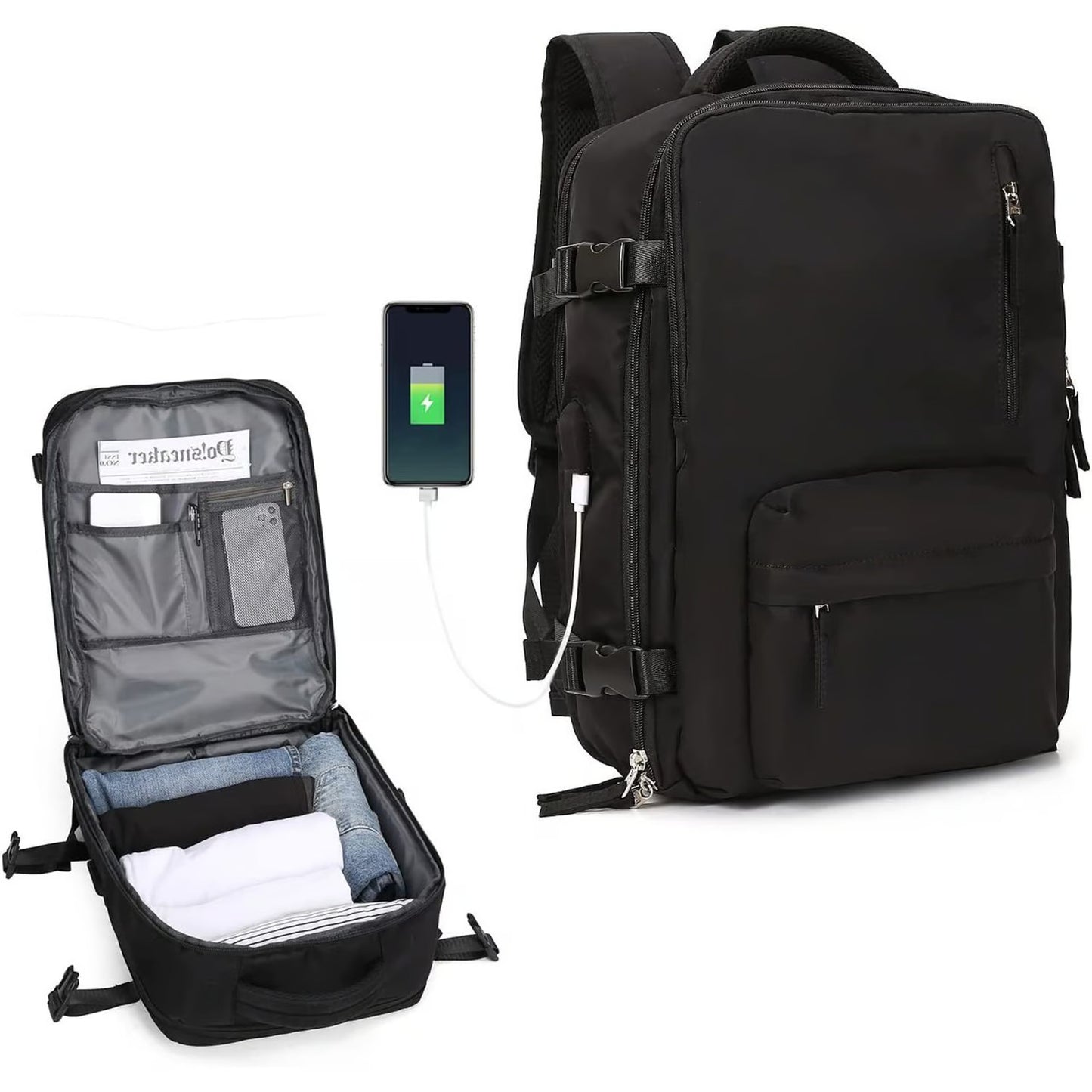 Mochila Viaje Portatil Gran Capacidad